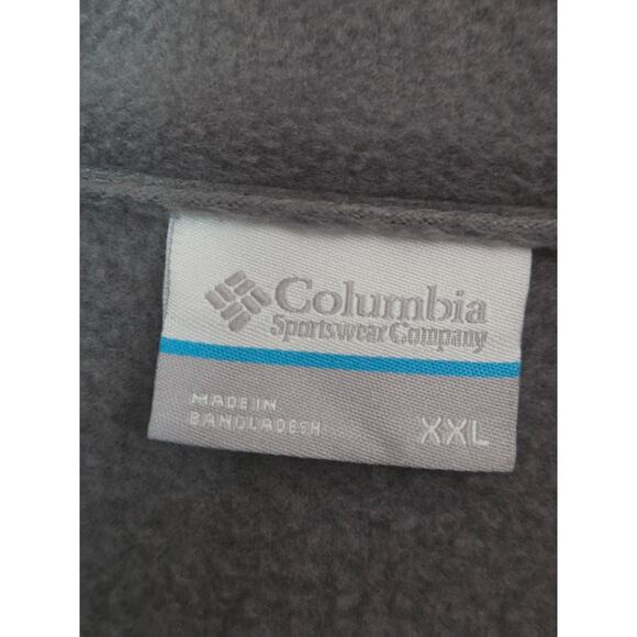 Columbia Men's Steens Mountain Half Snap Fleece Pullover Size XXL Grey - Picture 4 of 9